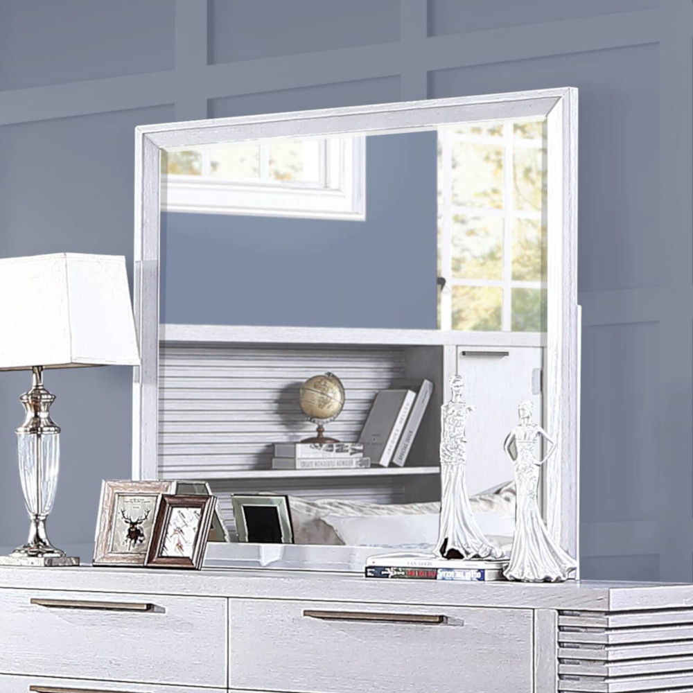 Aromas - Mirror - White Oak - Urban Living Furniture (Los Angeles, CA)