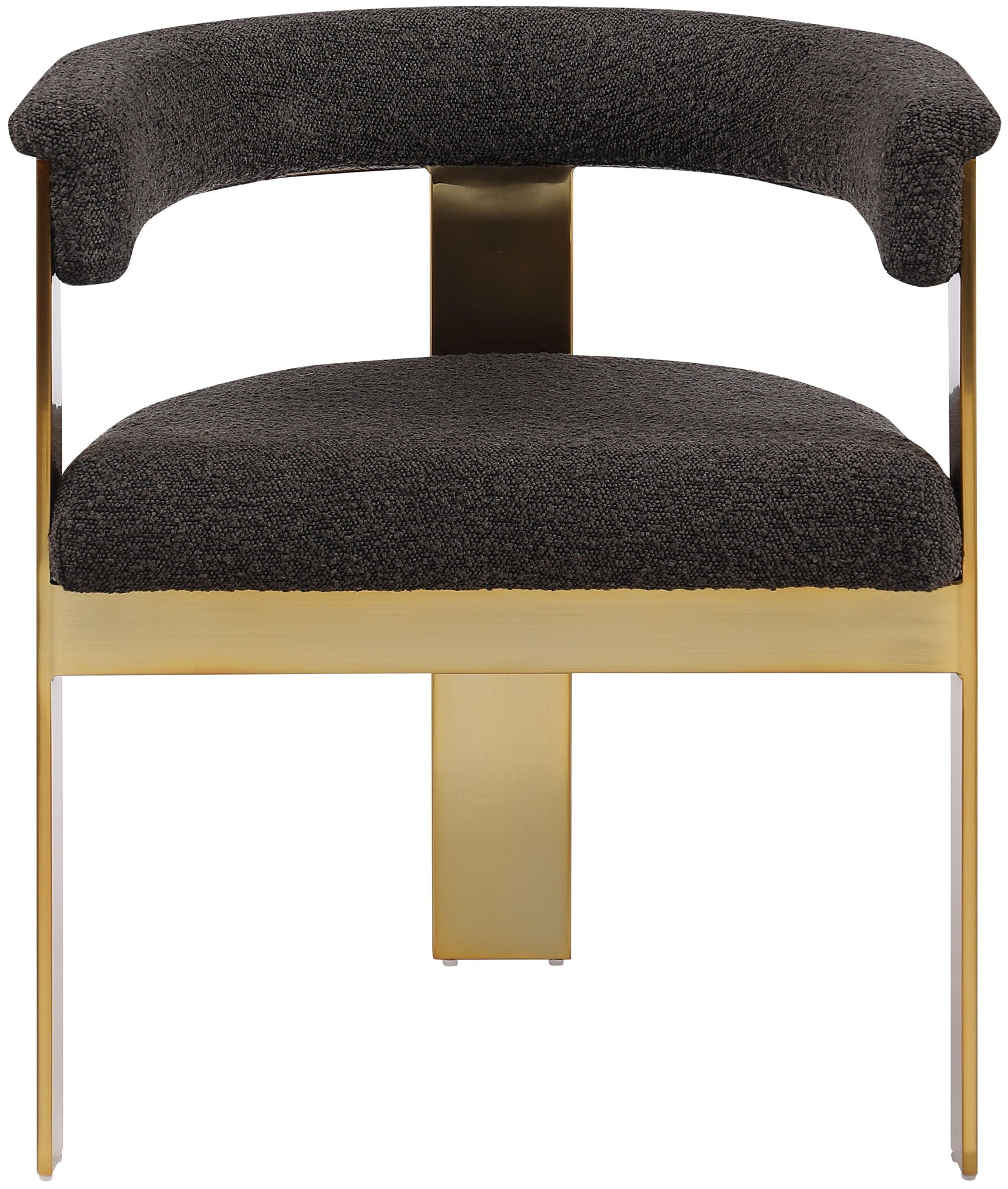 Romeo - Boucle Dining Chair With Gold Base (Set of 2) - Urban Living Furniture (Los Angeles, CA)