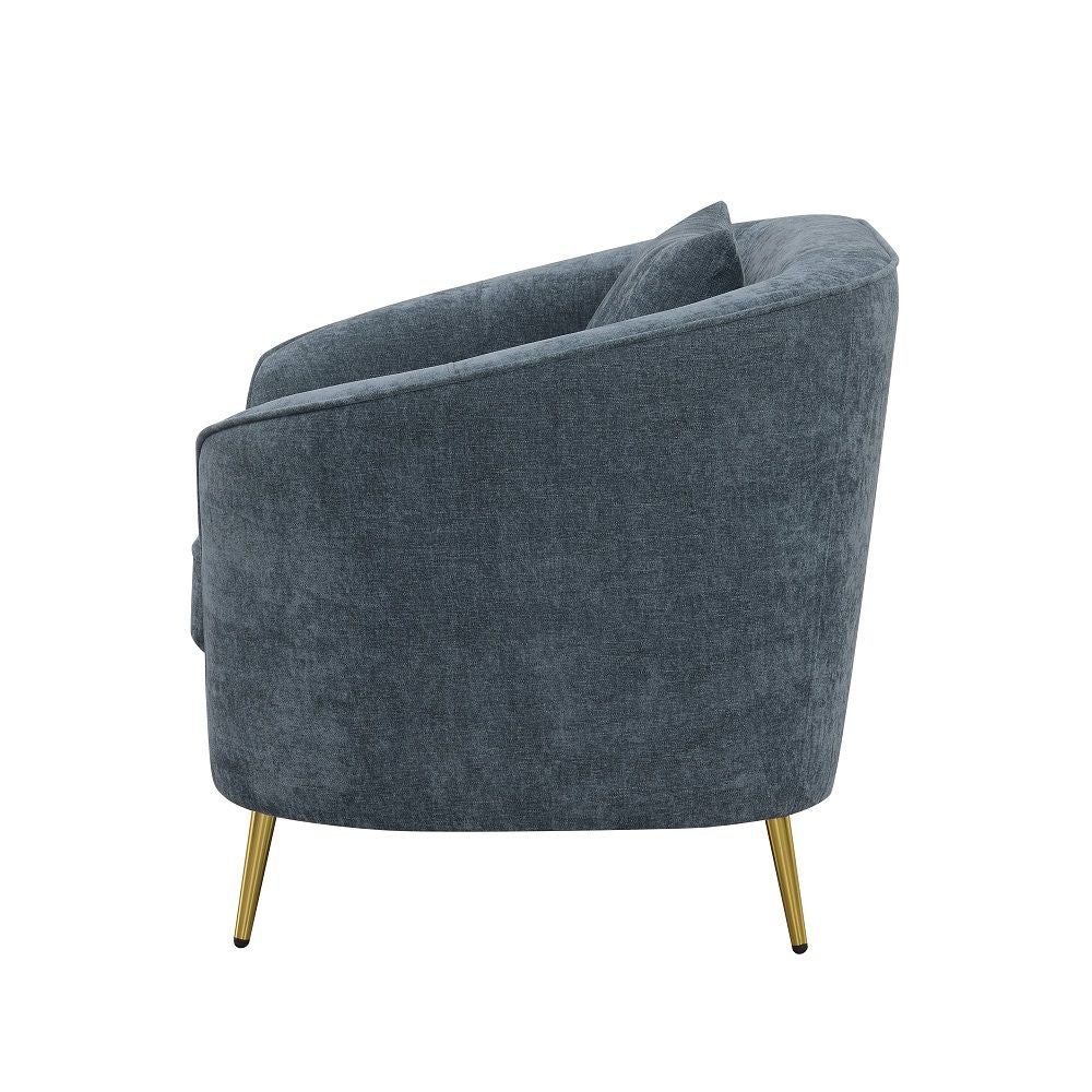 Nakendra - Chair With Pillow - Cobalt Blue Chenille - Urban Living Furniture (Los Angeles, CA)