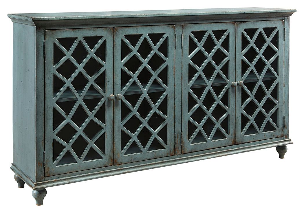 Mirimyn - Antique Teal - Accent Cabinet - Vintage Finish - Urban Living Furniture (Los Angeles, CA)