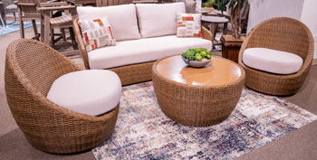 Double Point - Beige - Loveseat, Swivel Chairs Set (Set of 3) - Urban Living Furniture (Los Angeles, CA)