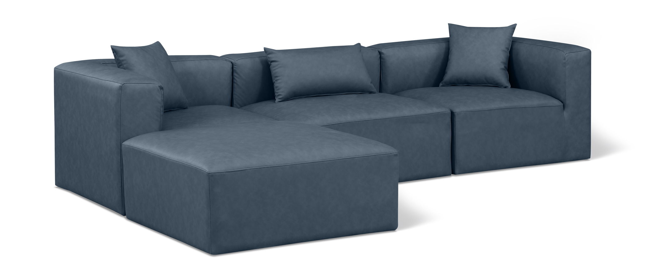 Cube - 4 Piece Modular Sectional With Chaise - Urban Living Furniture (Los Angeles, CA)