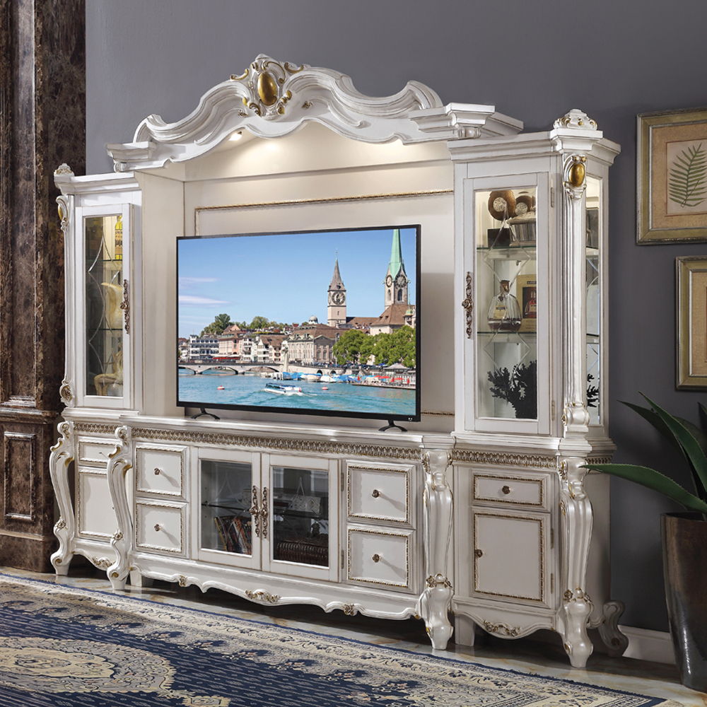 Picardy - Entertainment Center - Antique Pearl - Urban Living Furniture (Los Angeles, CA)