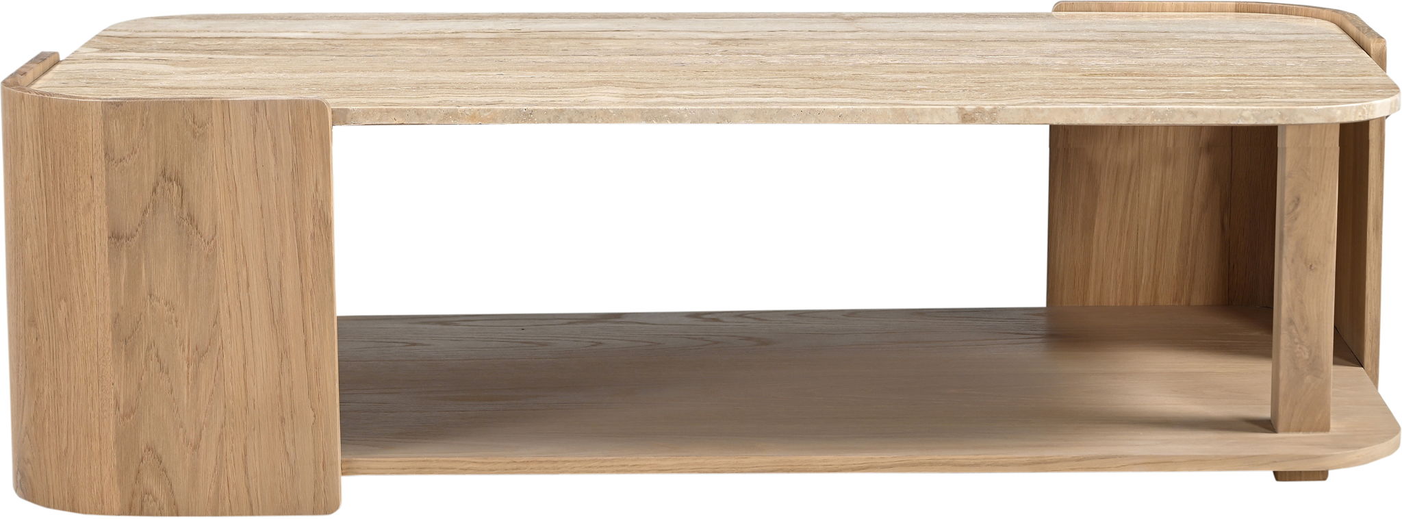 Calabria - Marble And Oak Wood Table - Urban Living Furniture (Los Angeles, CA)