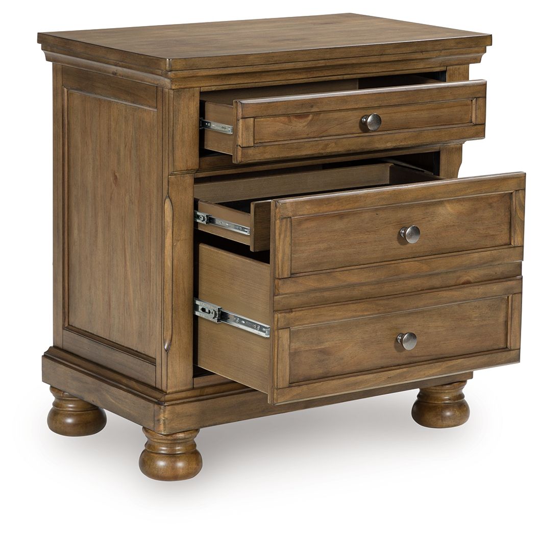Feddinger - Medium Brown - Two Drawer Night Stand - Urban Living Furniture (Los Angeles, CA)