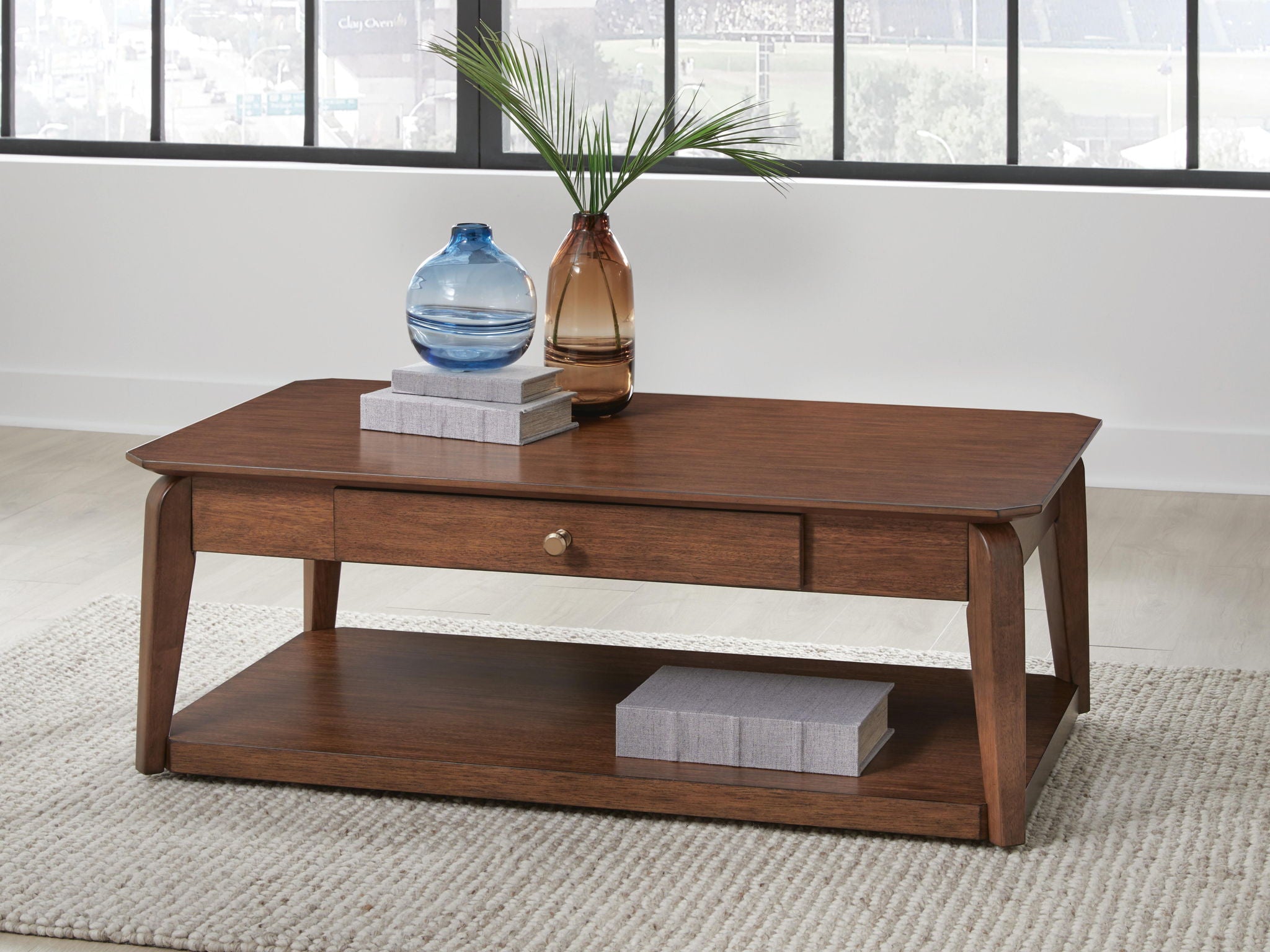Trenmour - Rectangular Cocktail Table - Medium Brown - Urban Living Furniture (Los Angeles, CA)