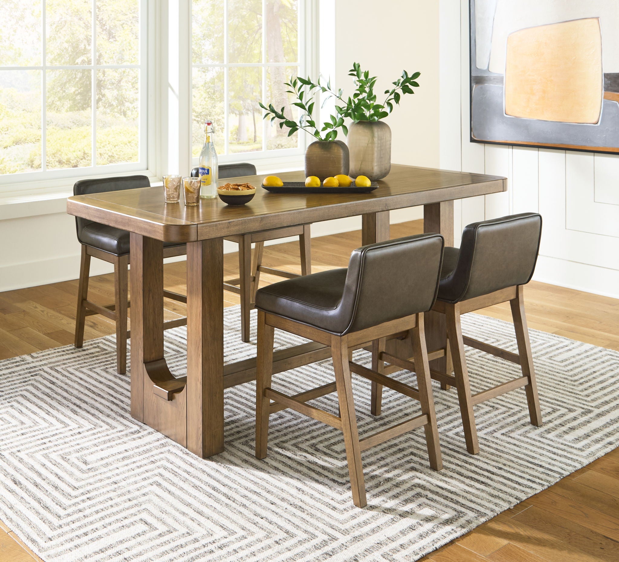Cabalynn - Rectangular Dining Room Counter Table Set - Urban Living Furniture (Los Angeles, CA)
