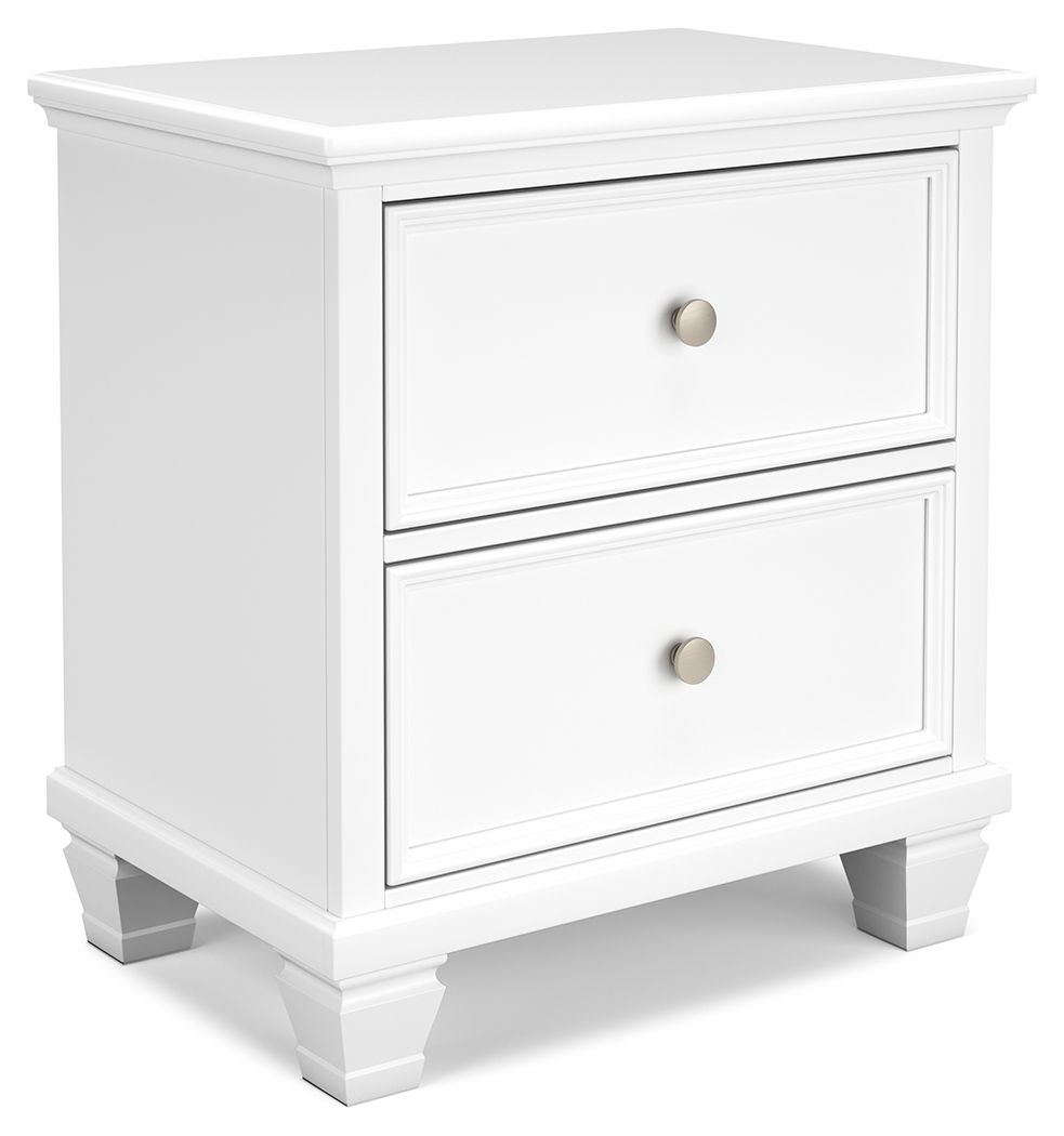 Fortman - White - Two Drawer Night Stand - Urban Living Furniture (Los Angeles, CA)