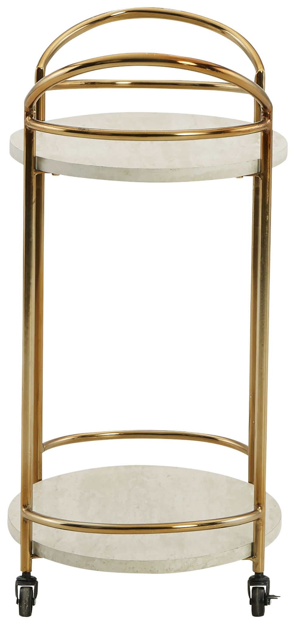 Tarica - Cream / Gold Finish - Bar Cart - Urban Living Furniture (Los Angeles, CA)
