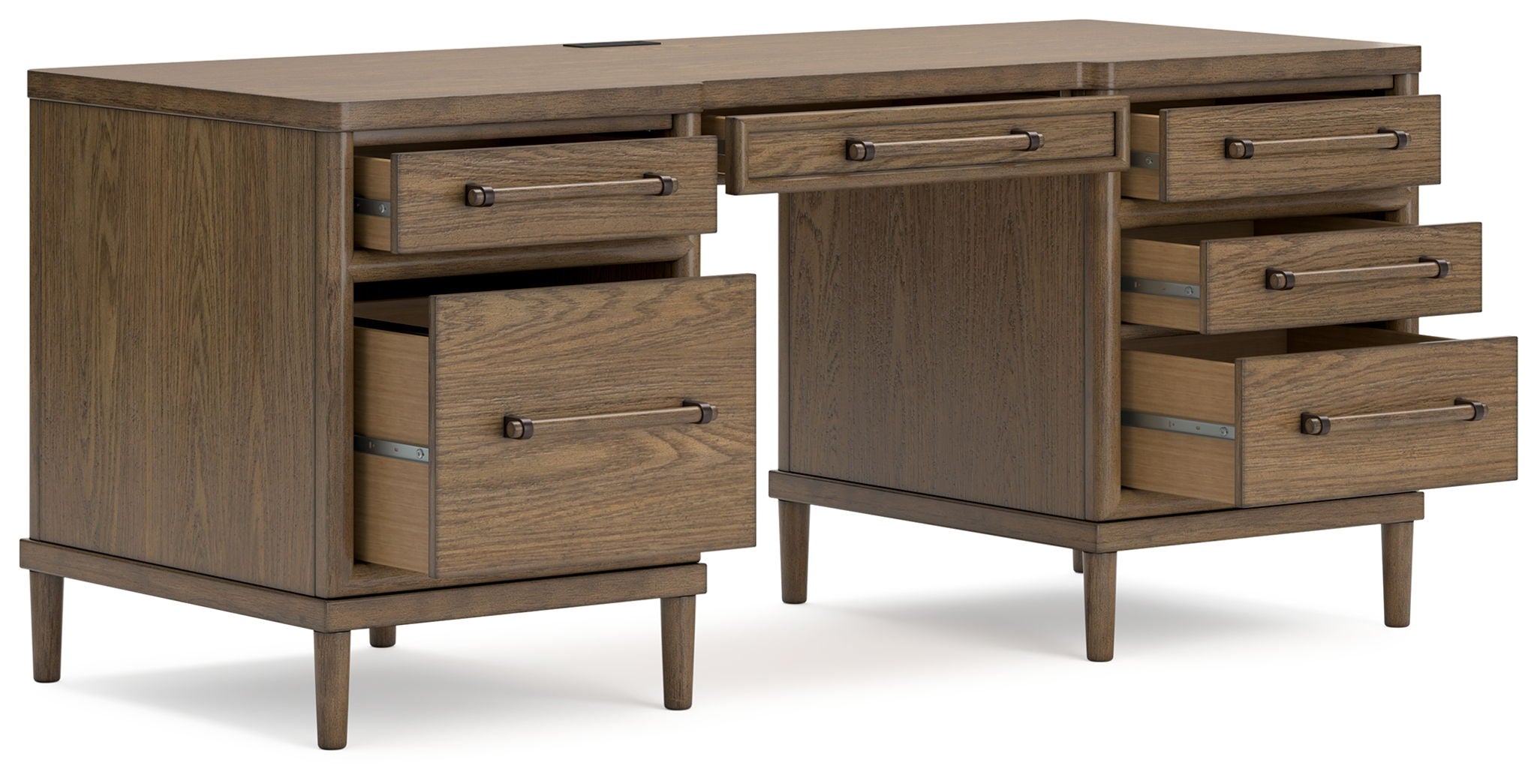 Roanhowe - Brown - Home Office Desk - Urban Living Furniture (Los Angeles, CA)