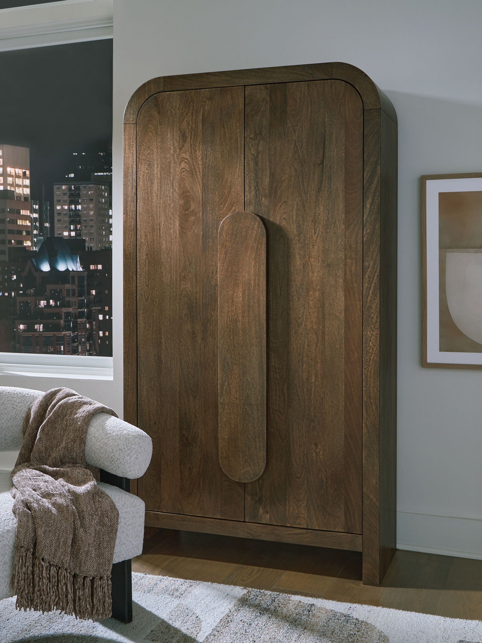 Thoren - Medium Brown - Accent Cabinet - Urban Living Furniture (Los Angeles, CA)