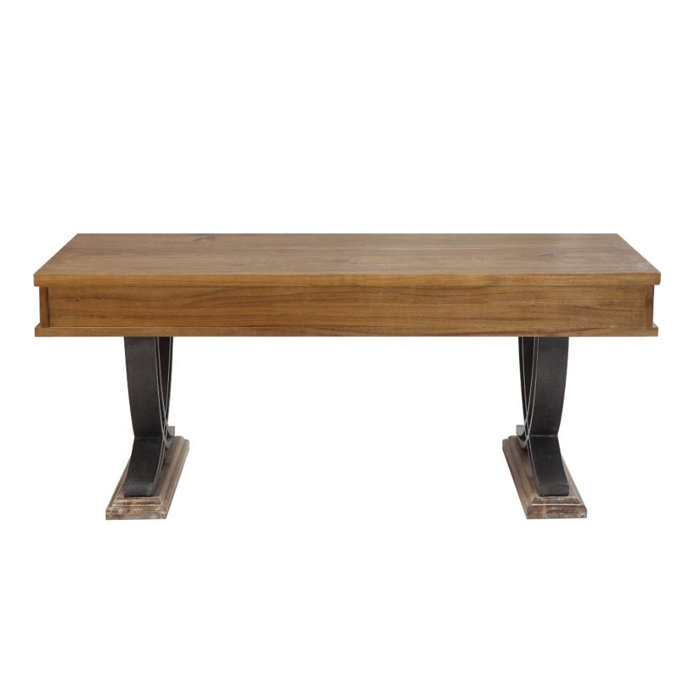 Pellio - Coffee Table - Antique Oak & Black - Urban Living Furniture (Los Angeles, CA)