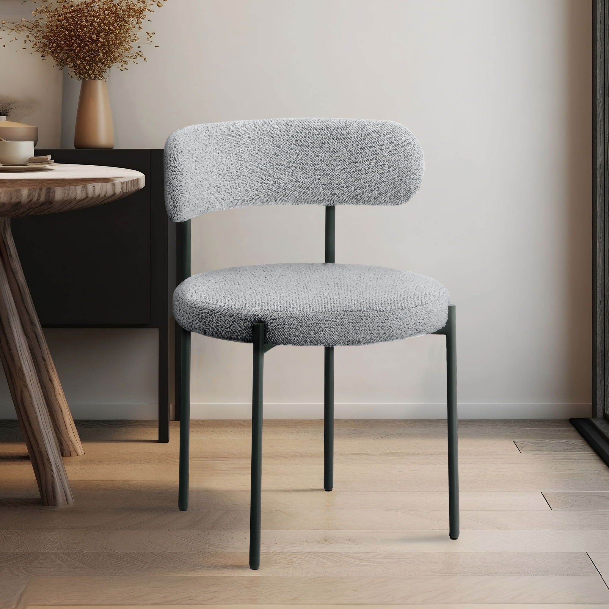Beacon - Boucle Fabric Dining Chair (Set of 2) - Urban Living Furniture (Los Angeles, CA)