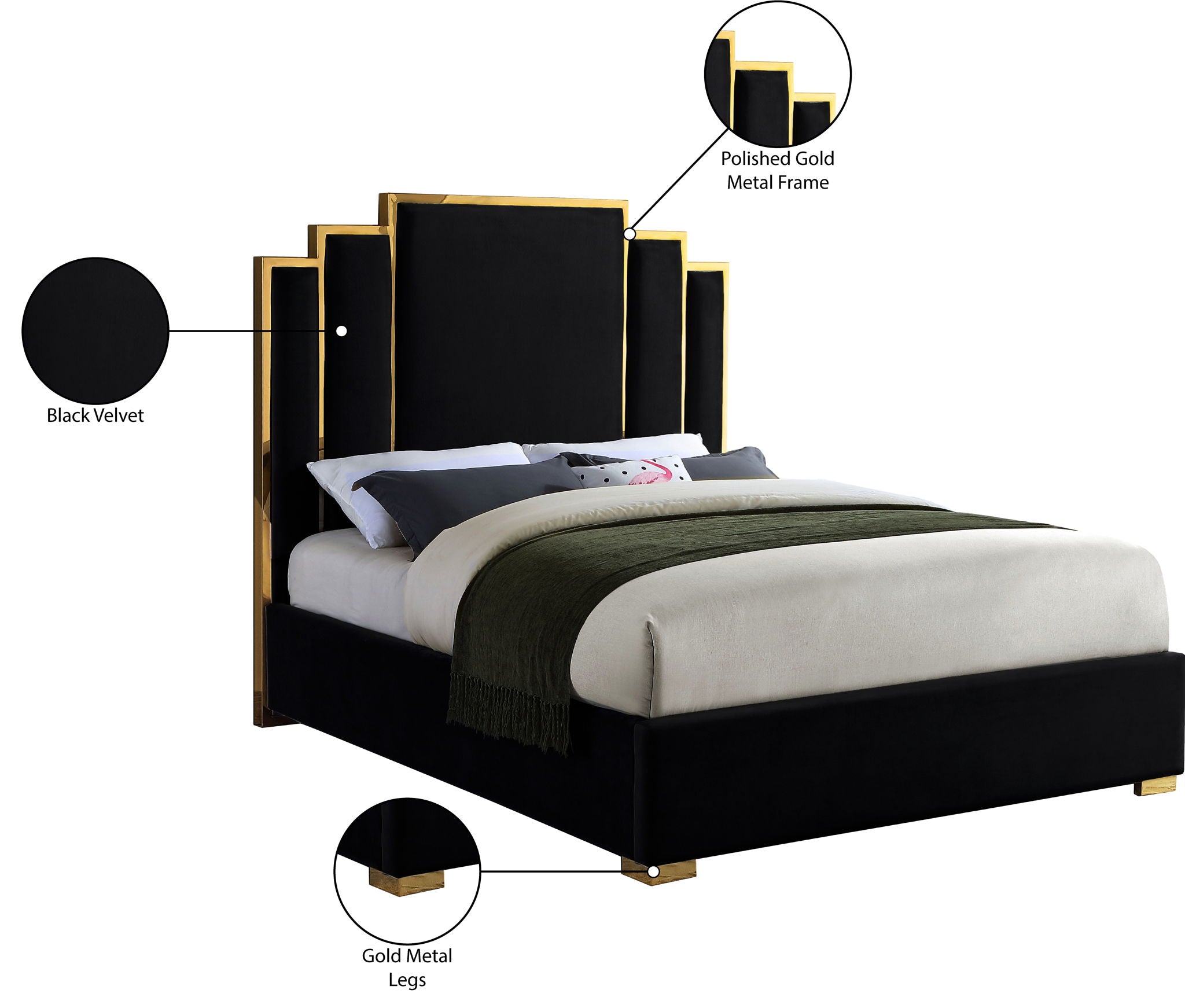Hugo - Bed - Urban Living Furniture (Los Angeles, CA)