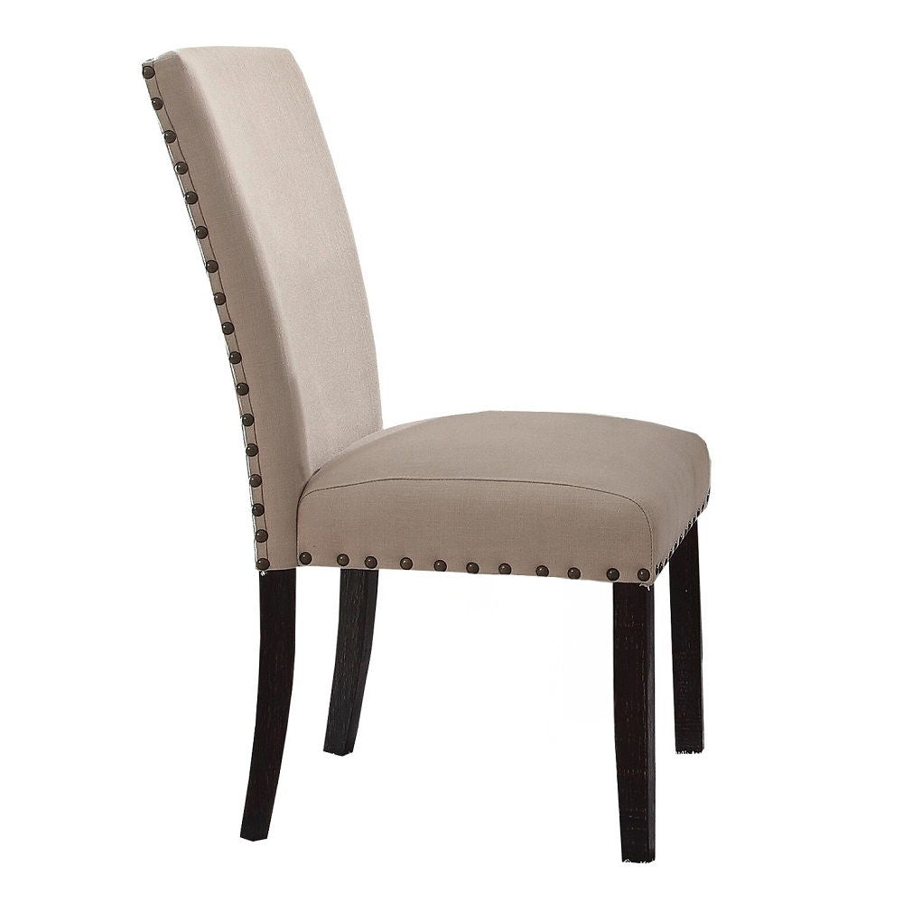 Nolan - Side Chair (Set of 2) - Linen & Salvage Dark Oak - Urban Living Furniture (Los Angeles, CA)