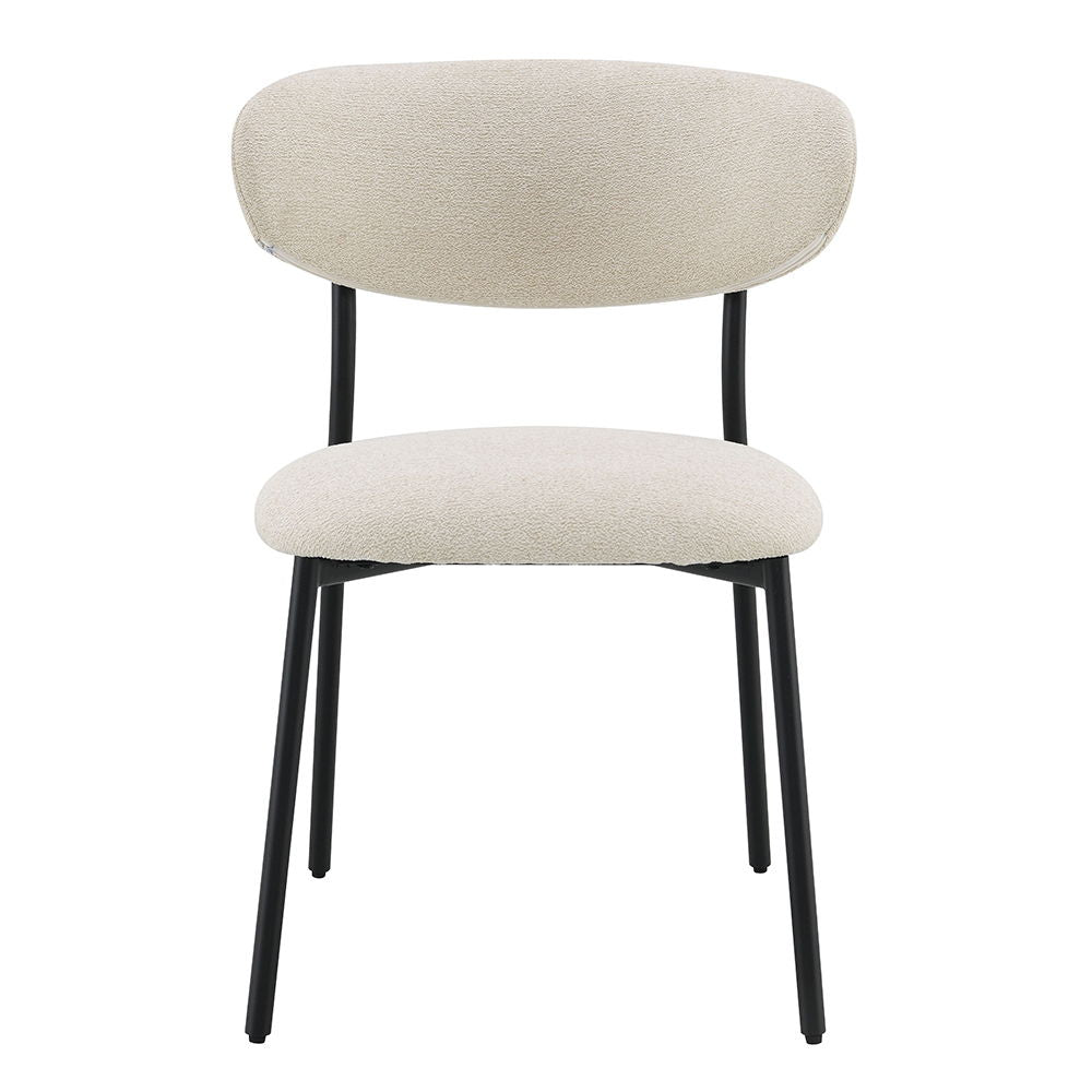 Jirina - Side Chair (Set of 2) - Beige Chenille - Urban Living Furniture (Los Angeles, CA)