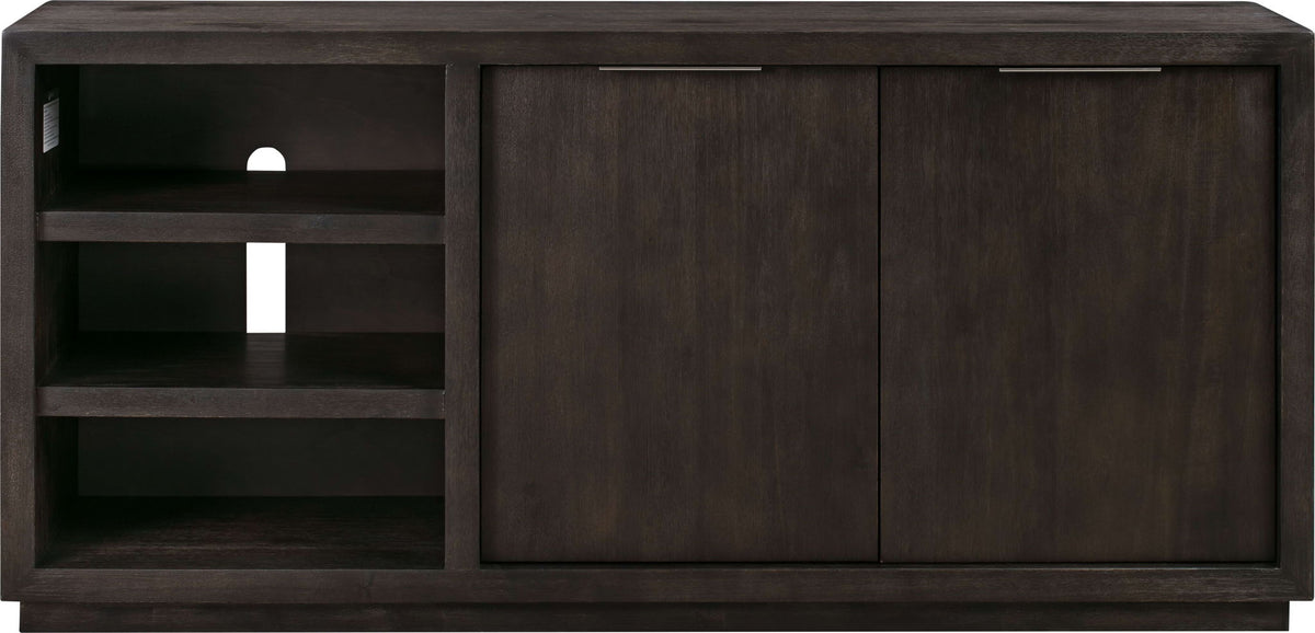 Oxford - 64" Two Drawer Two Shelf Media Console - Basalt Gray