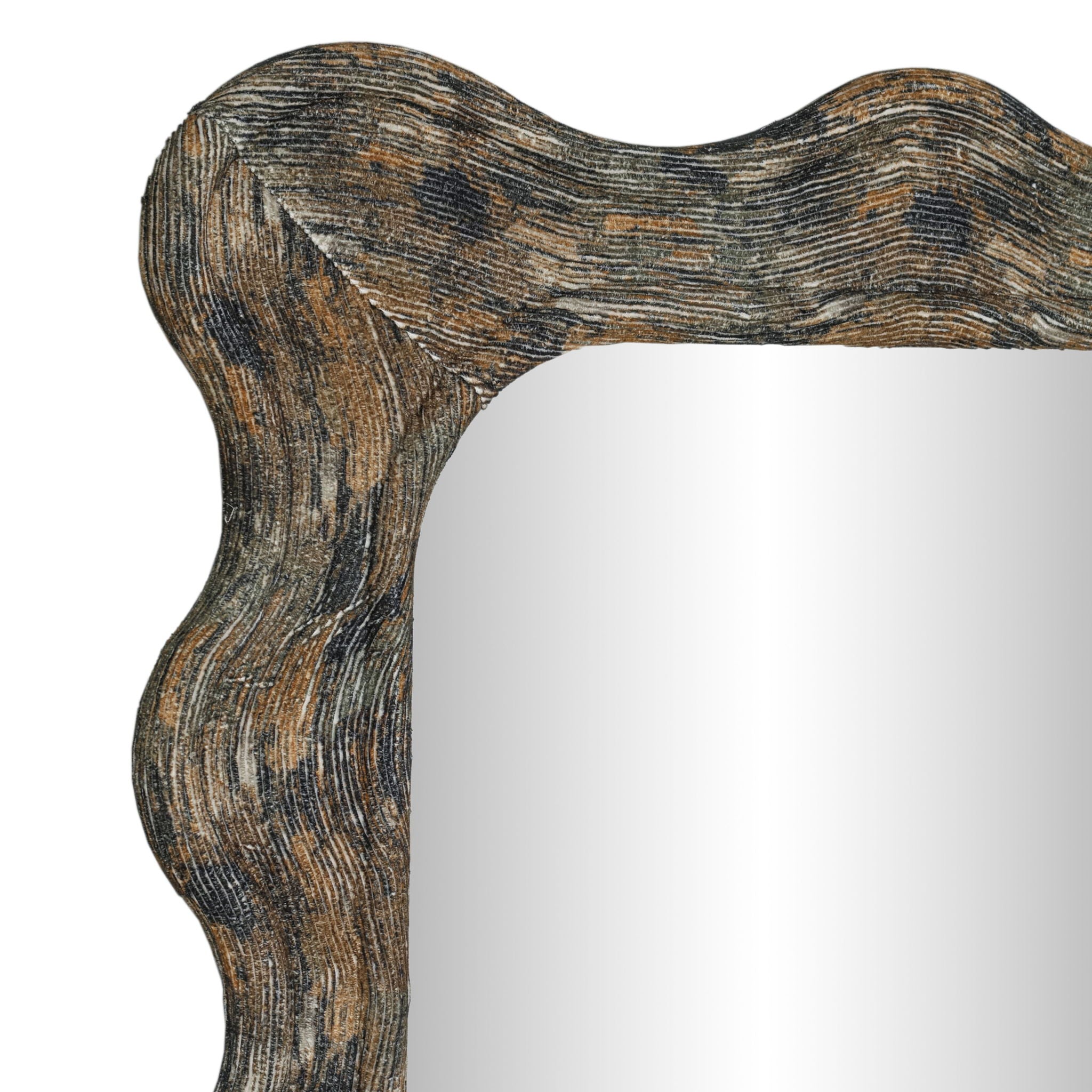 Charlene - 39" x 75" Squiggle Wall Mirror - Watercolor Print - Urban Living Furniture (Los Angeles, CA)