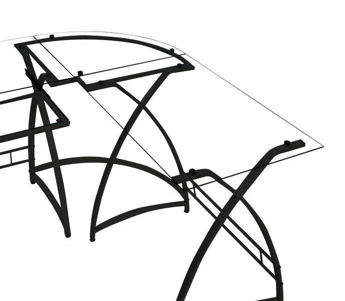 Dazenus - Desk - Glass Top - Urban Living Furniture (Los Angeles, CA)