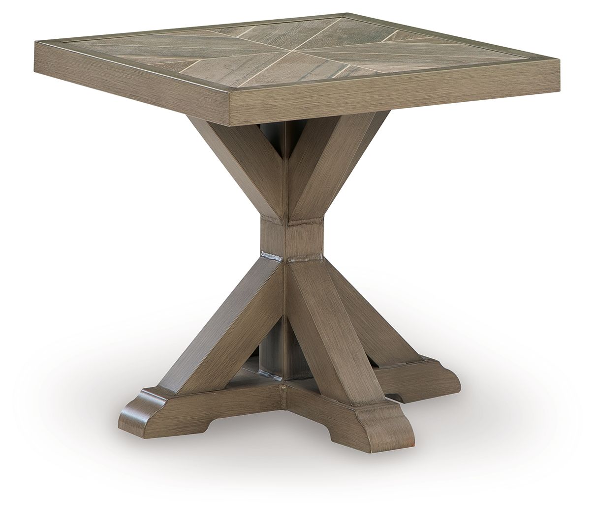 Laguna Heights - Square End Table - Beige - Urban Living Furniture (Los Angeles, CA)
