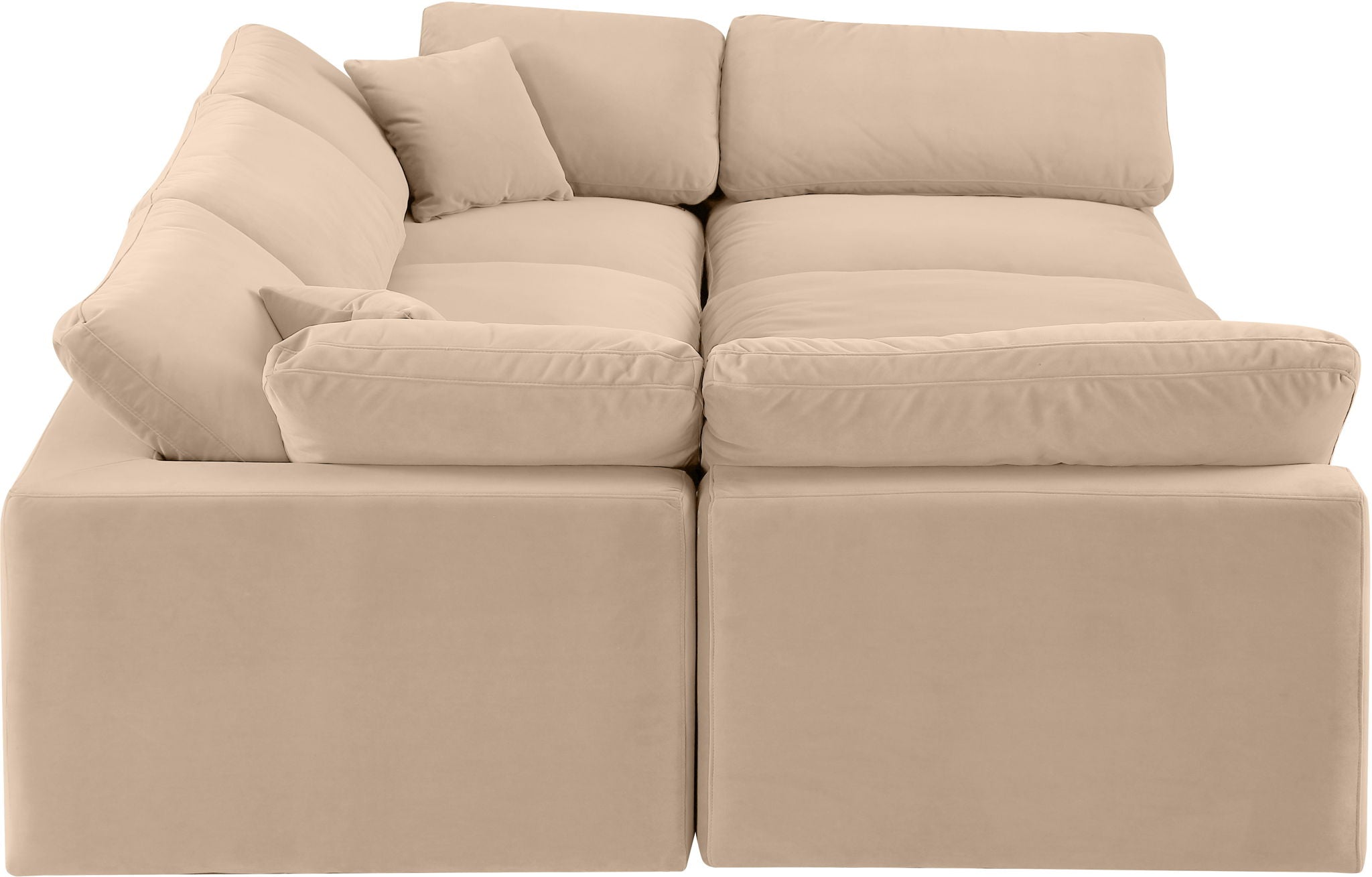 Comfy - 6 Piece Velvet Sectional - Urban Living Furniture (Los Angeles, CA)