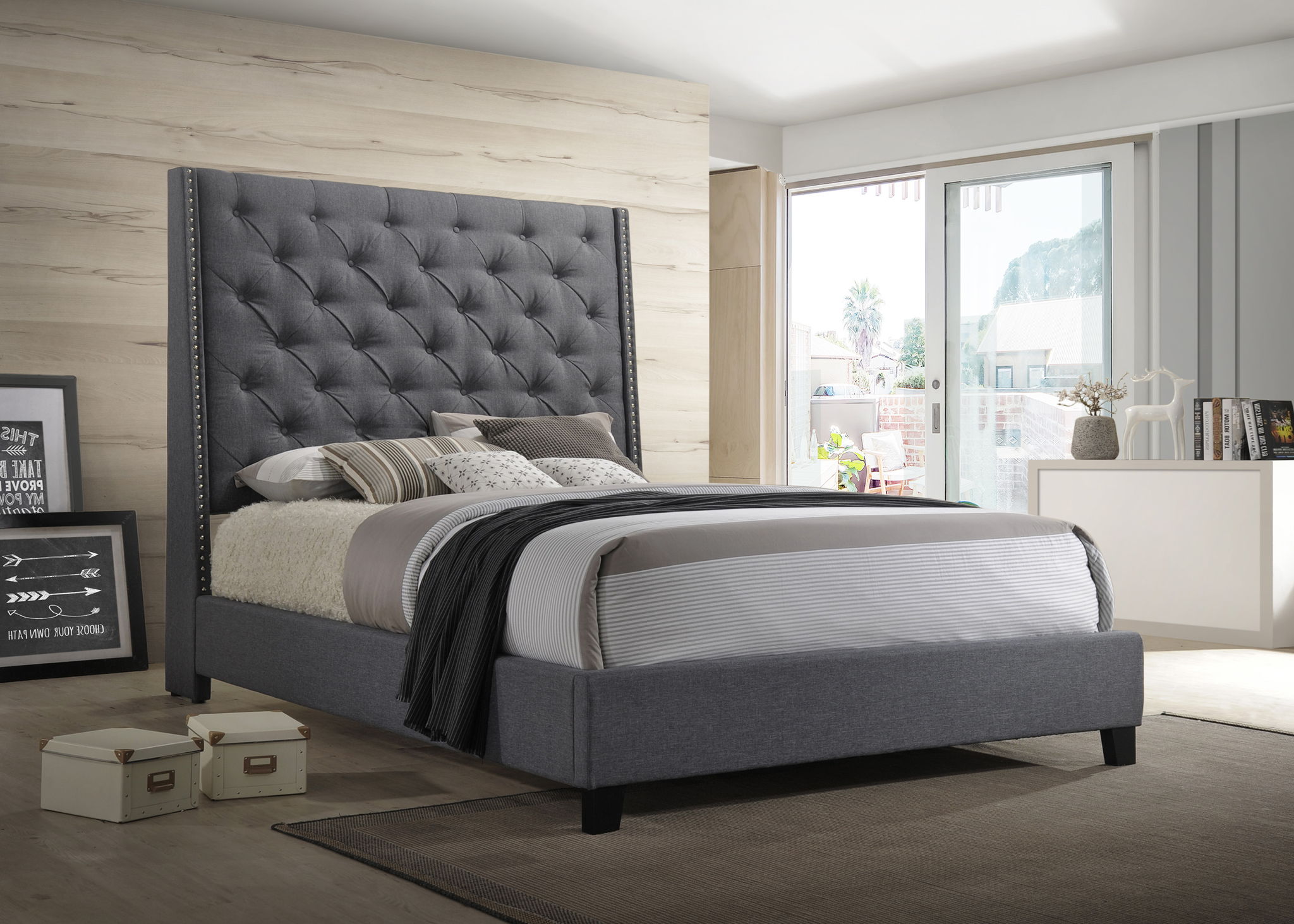 Chantilly - Upholstered Bed - Urban Living Furniture (Los Angeles, CA)