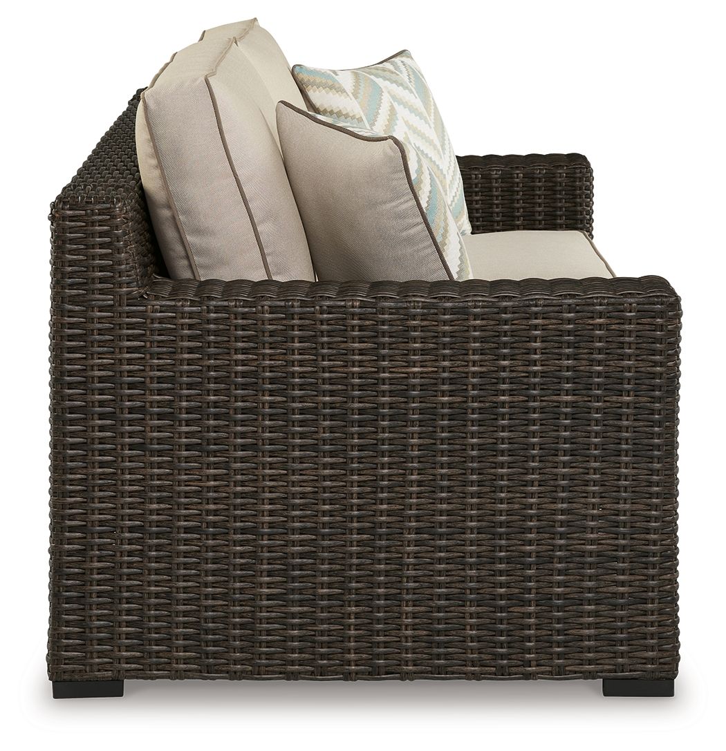 Coastline Bay - Brown - Loveseat W/Cushion - Urban Living Furniture (Los Angeles, CA)