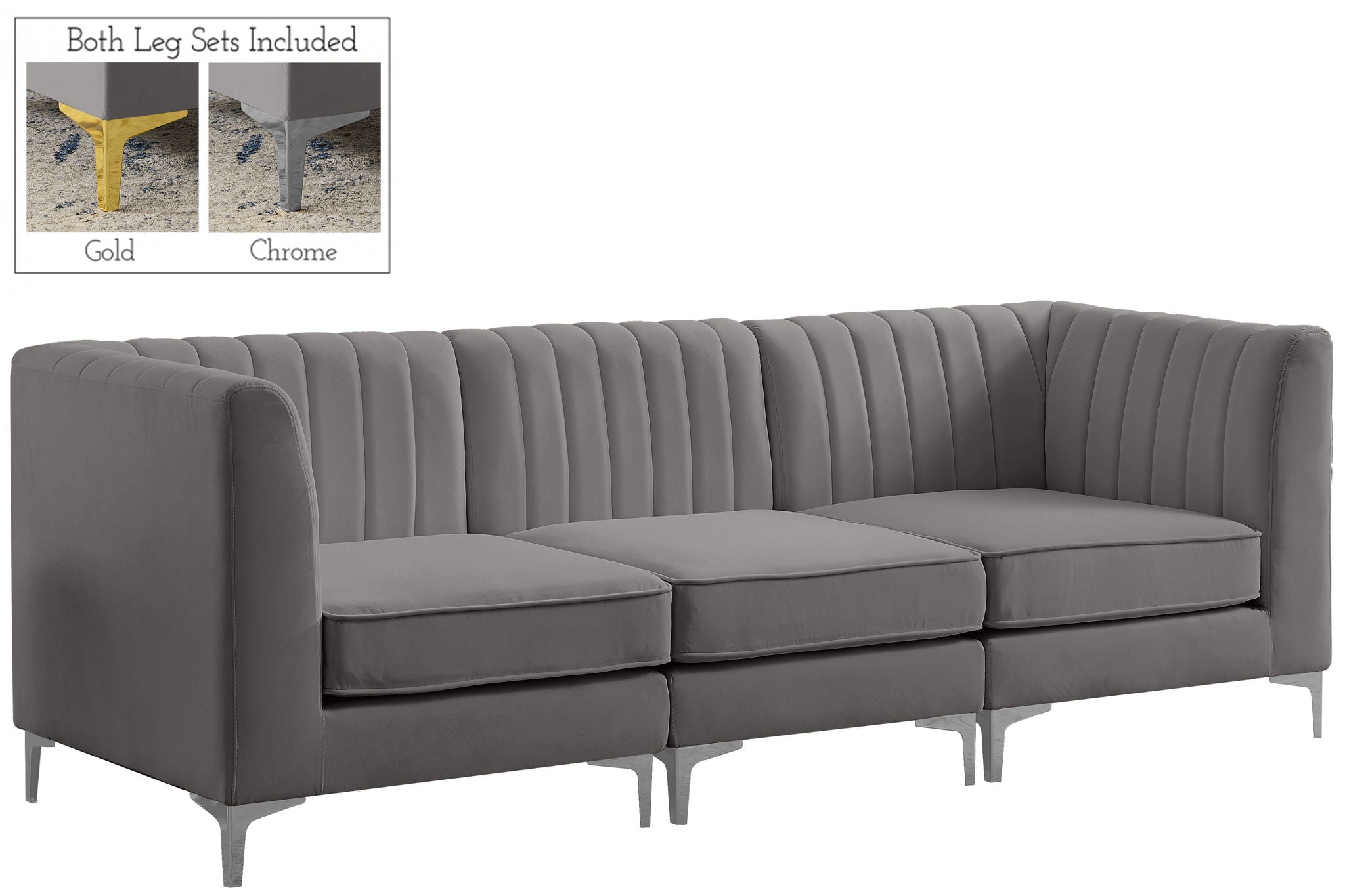 Alina - 3 Piece Modular Sectional - Urban Living Furniture (Los Angeles, CA)