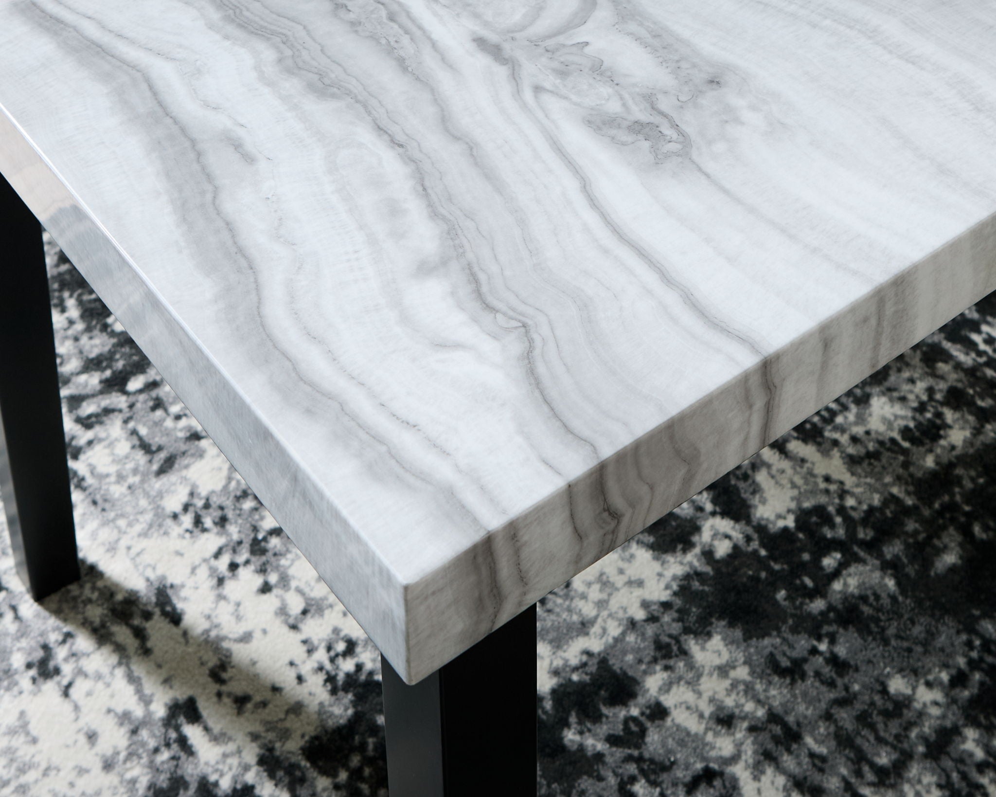 Mervannie - Square Dining Room Counter Table - Gray / Black - Urban Living Furniture (Los Angeles, CA)