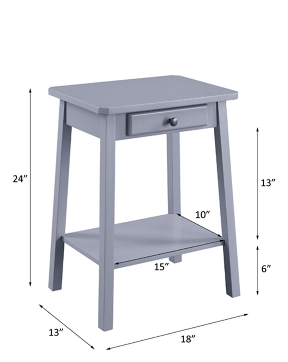 Kaife - Accent Table - Gray