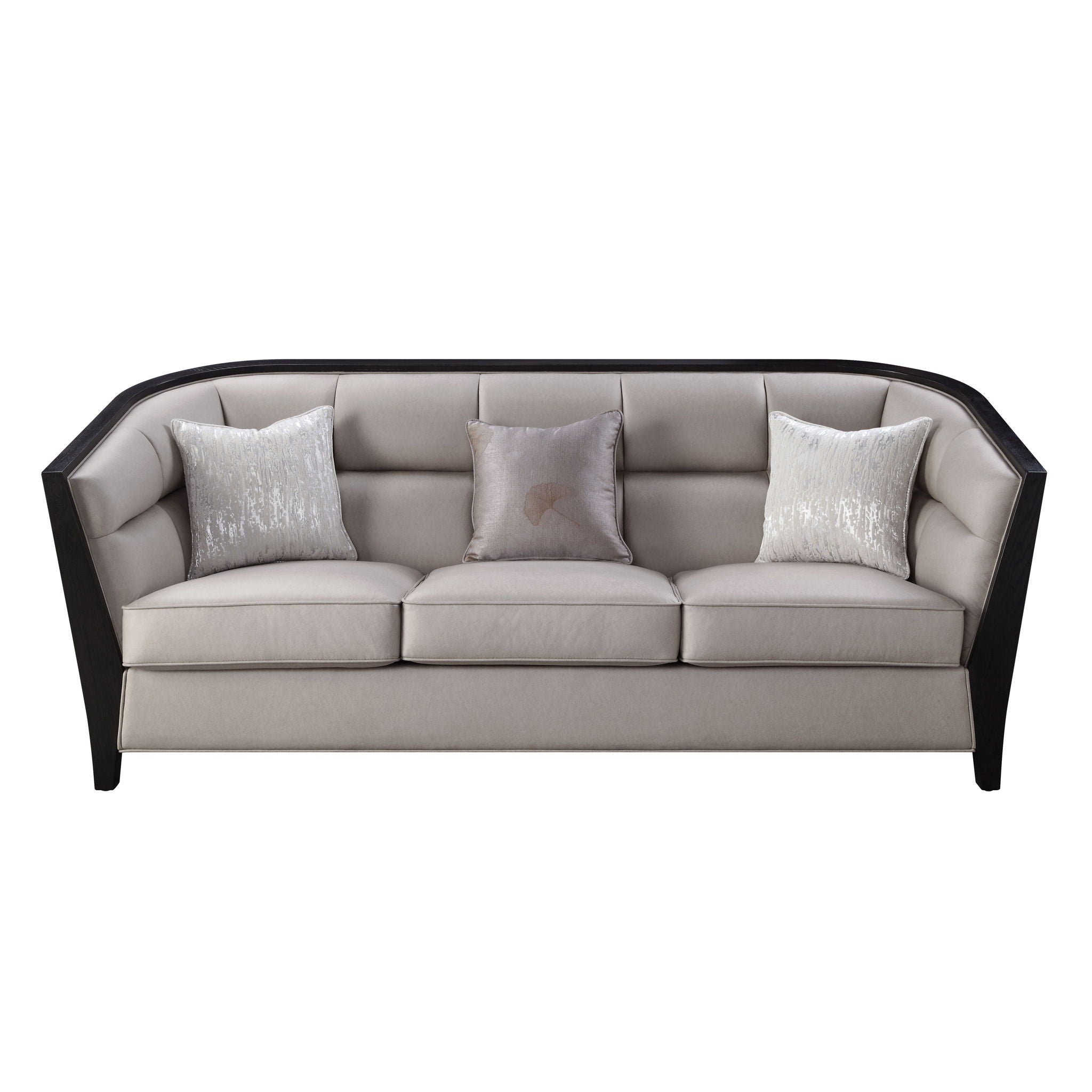 Zemocryss - Sofa With 3 Pillows - Beige Fabric - Urban Living Furniture (Los Angeles, CA)