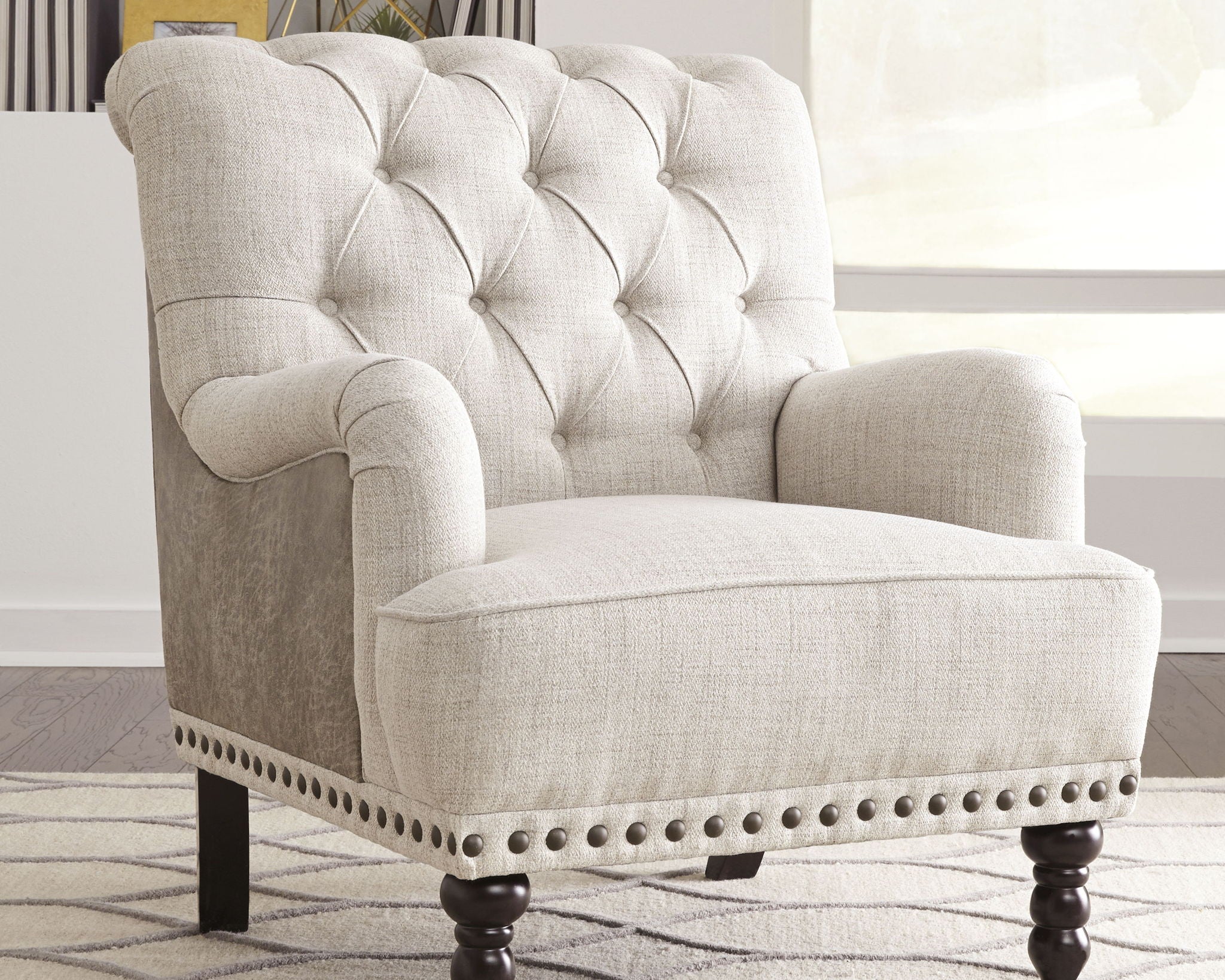 Tartonelle - Ivory / Taupe - Accent Chair - Urban Living Furniture (Los Angeles, CA)