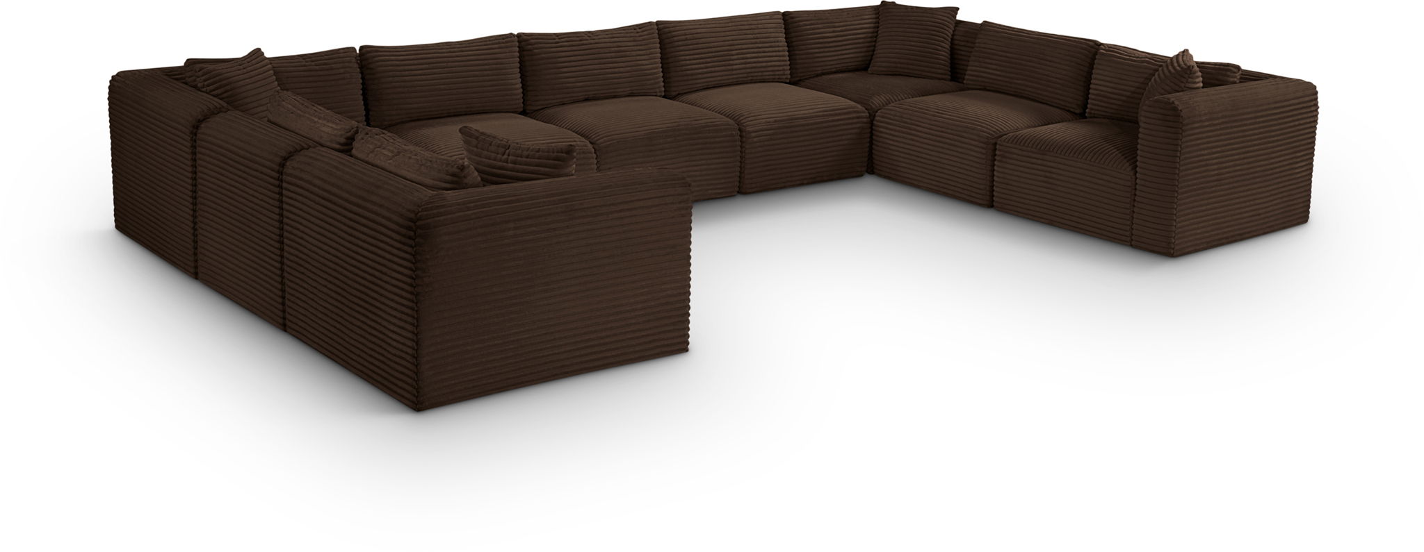 Shaggy - 9 Piece Modular U-Shaped Sectional - Urban Living Furniture (Los Angeles, CA)
