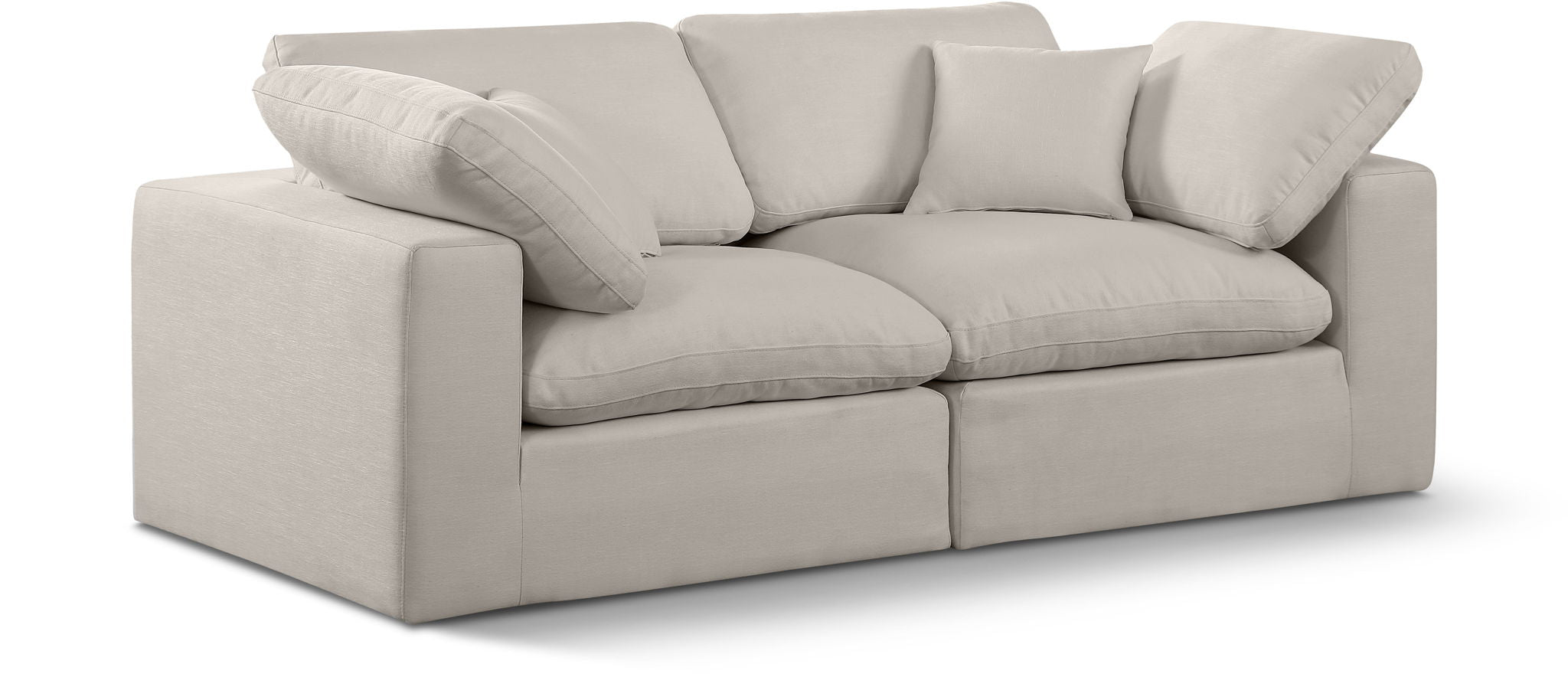 Comfy - Linen Modular Sofa 2 Seats - Urban Living Furniture (Los Angeles, CA)