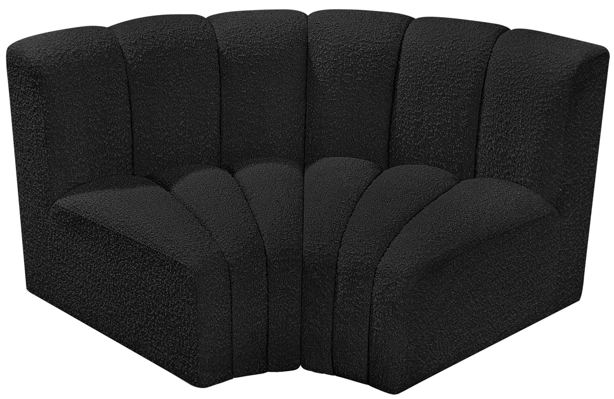 Arc - Boucle Fabric 2 Piece Modular Sofa