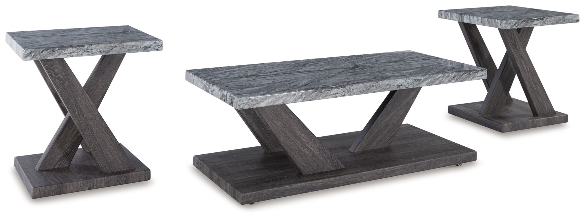 Bensonale - Brown / Gray - Occasional Table Set (Set of 3) - Urban Living Furniture (Los Angeles, CA)