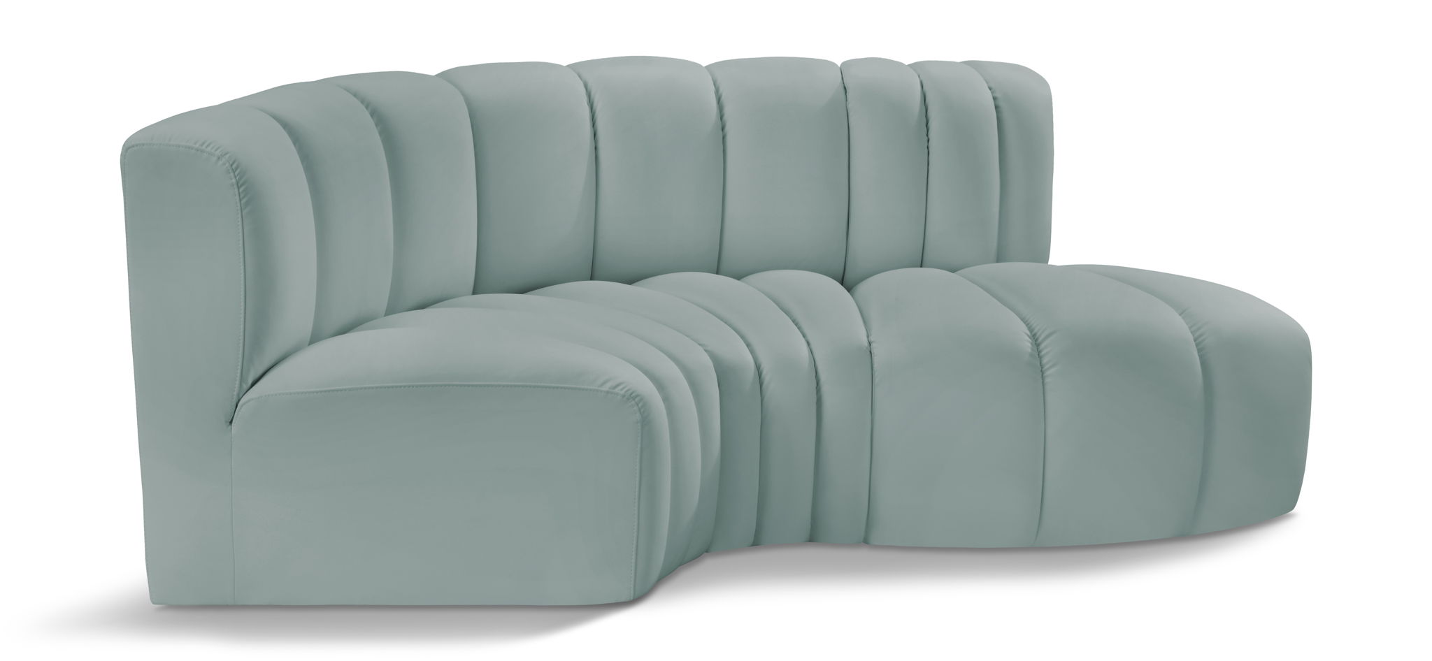 Arc - Faux Leather 3 Piece Modular L-Shaped Sofa - Urban Living Furniture (Los Angeles, CA)