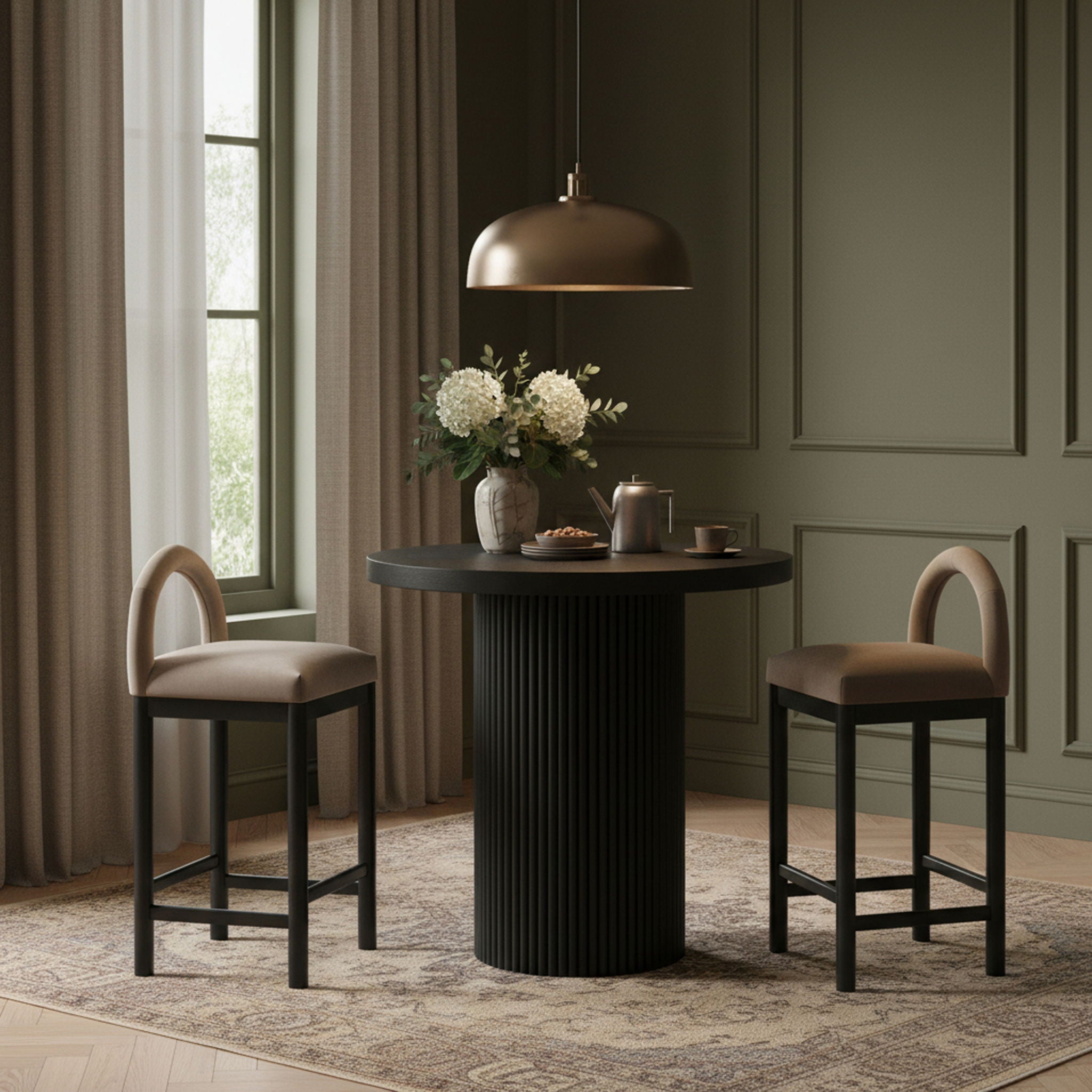 Belinda - Oak Veneer Table - Urban Living Furniture (Los Angeles, CA)