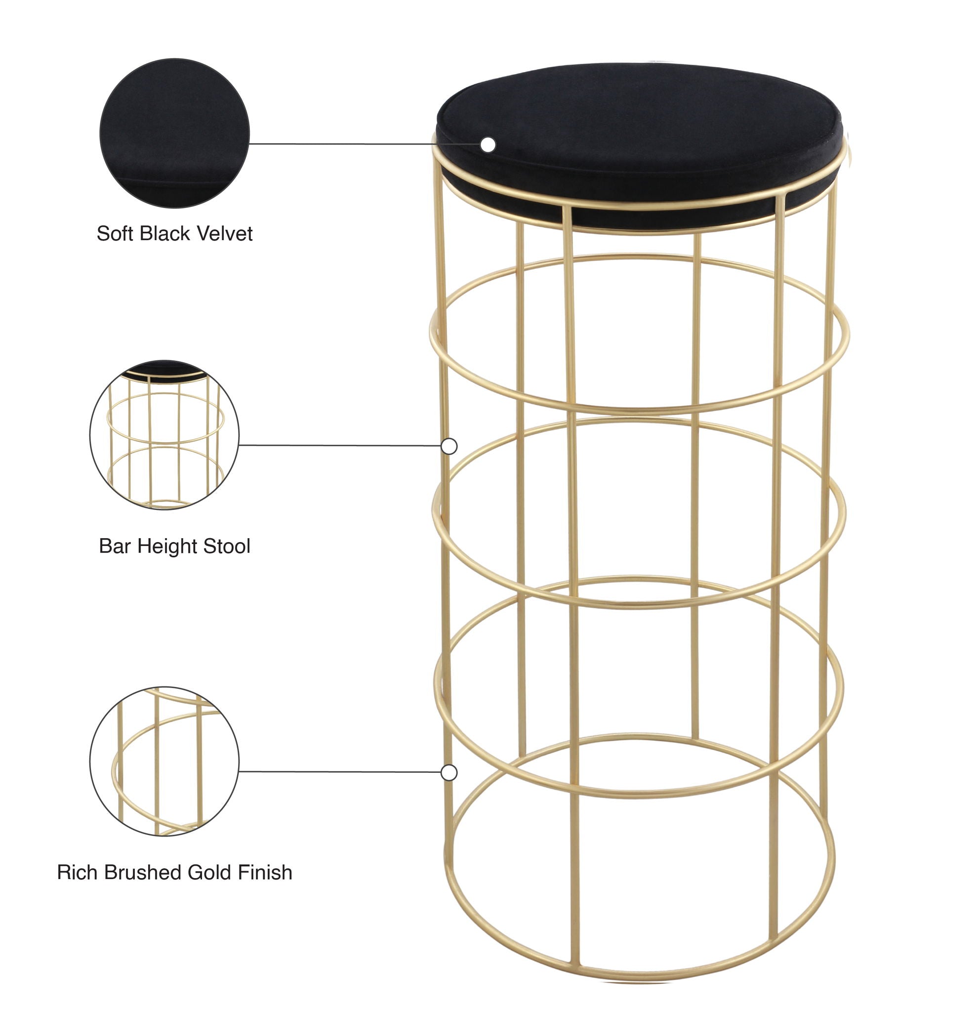 Rebar - Bar Stool - Urban Living Furniture (Los Angeles, CA)