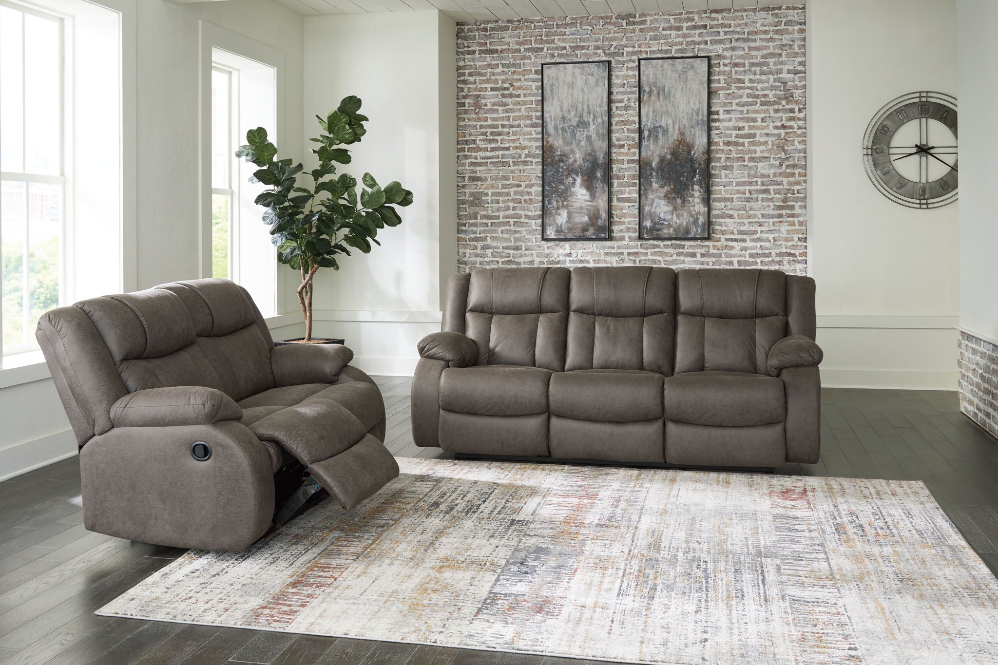 First Base - Reclining Living Room Set - Urban Living Furniture (Los Angeles, CA)
