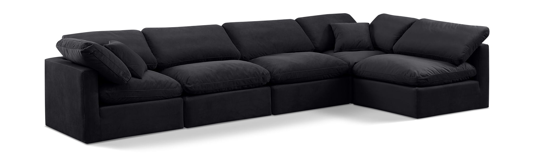 Indulge - Velvet 5 Piece Modular Sectional - Urban Living Furniture (Los Angeles, CA)
