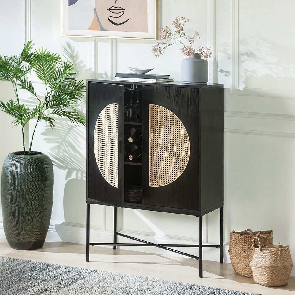 Colson - Wine Cabinet - Black - Urban Living Furniture (Los Angeles, CA)