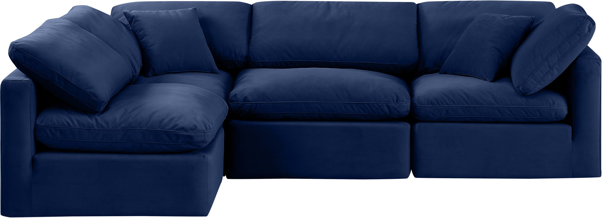 Indulge - Velvet 4 Piece Modular Sectional - Urban Living Furniture (Los Angeles, CA)