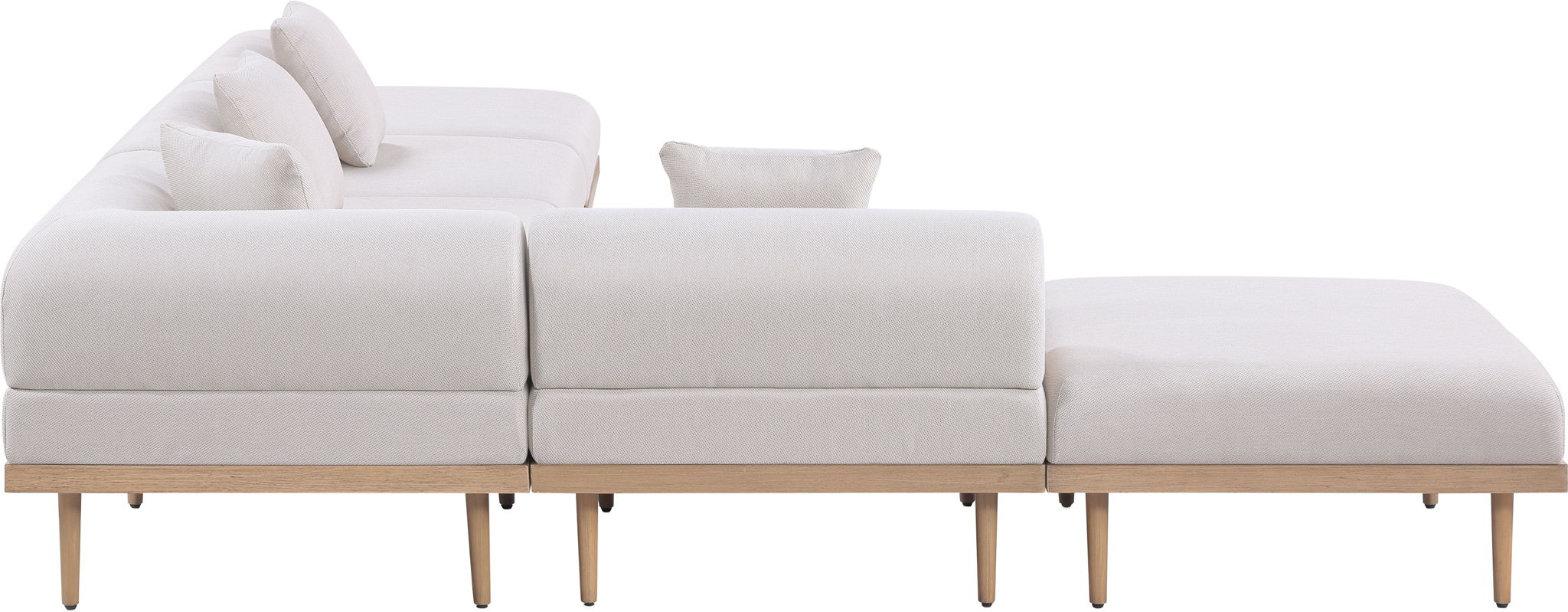 Laguna - 6 Piece 142" Outdoor Patio Modular Sectional - Urban Living Furniture (Los Angeles, CA)