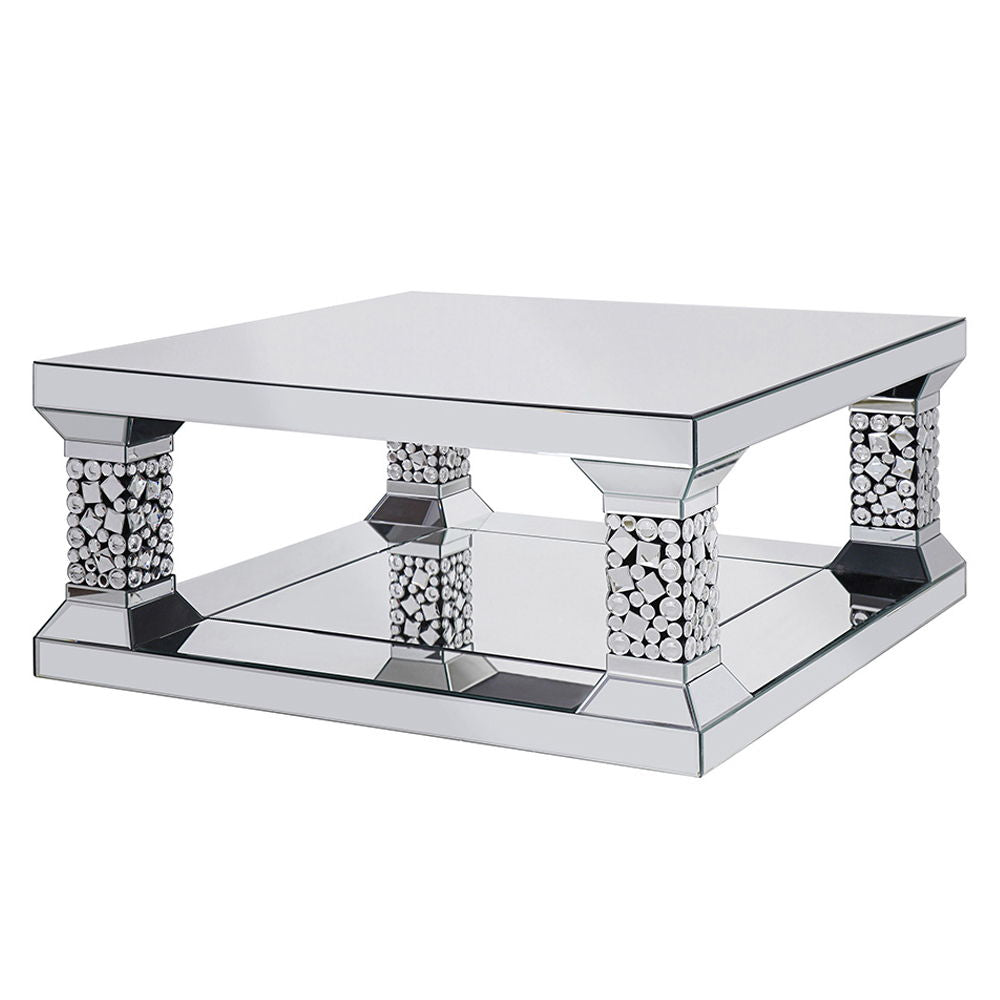 Kachina - Coffee Table - Mirrored & Faux Gems - Urban Living Furniture (Los Angeles, CA)