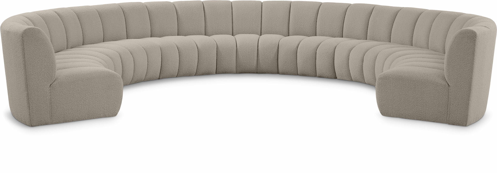 Infinity - 9 Piece Modular Sectional - Light Brown - Urban Living Furniture (Los Angeles, CA)