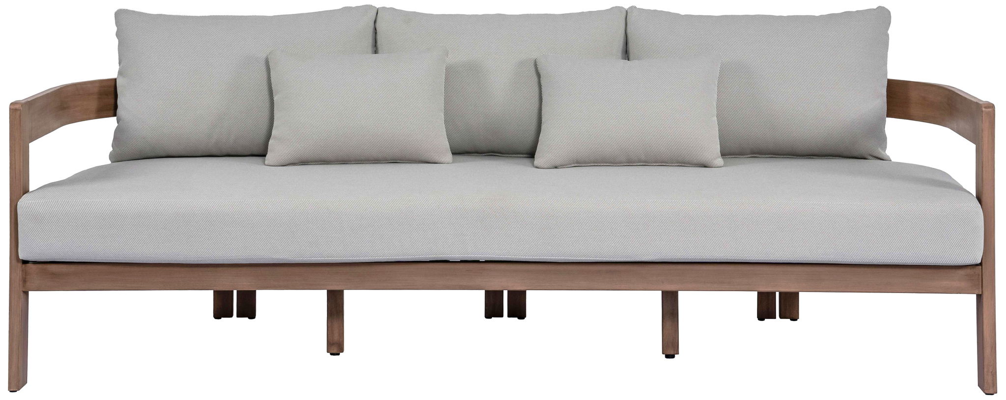 Newport - Water Resistant Fabric 86.75" Upholstered Outdoor Patio Sofa