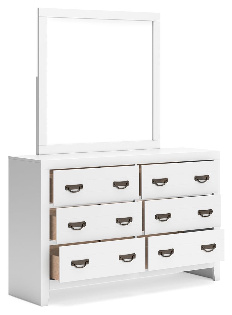 Binterglen - White - Dresser And Mirror - Urban Living Furniture (Los Angeles, CA)