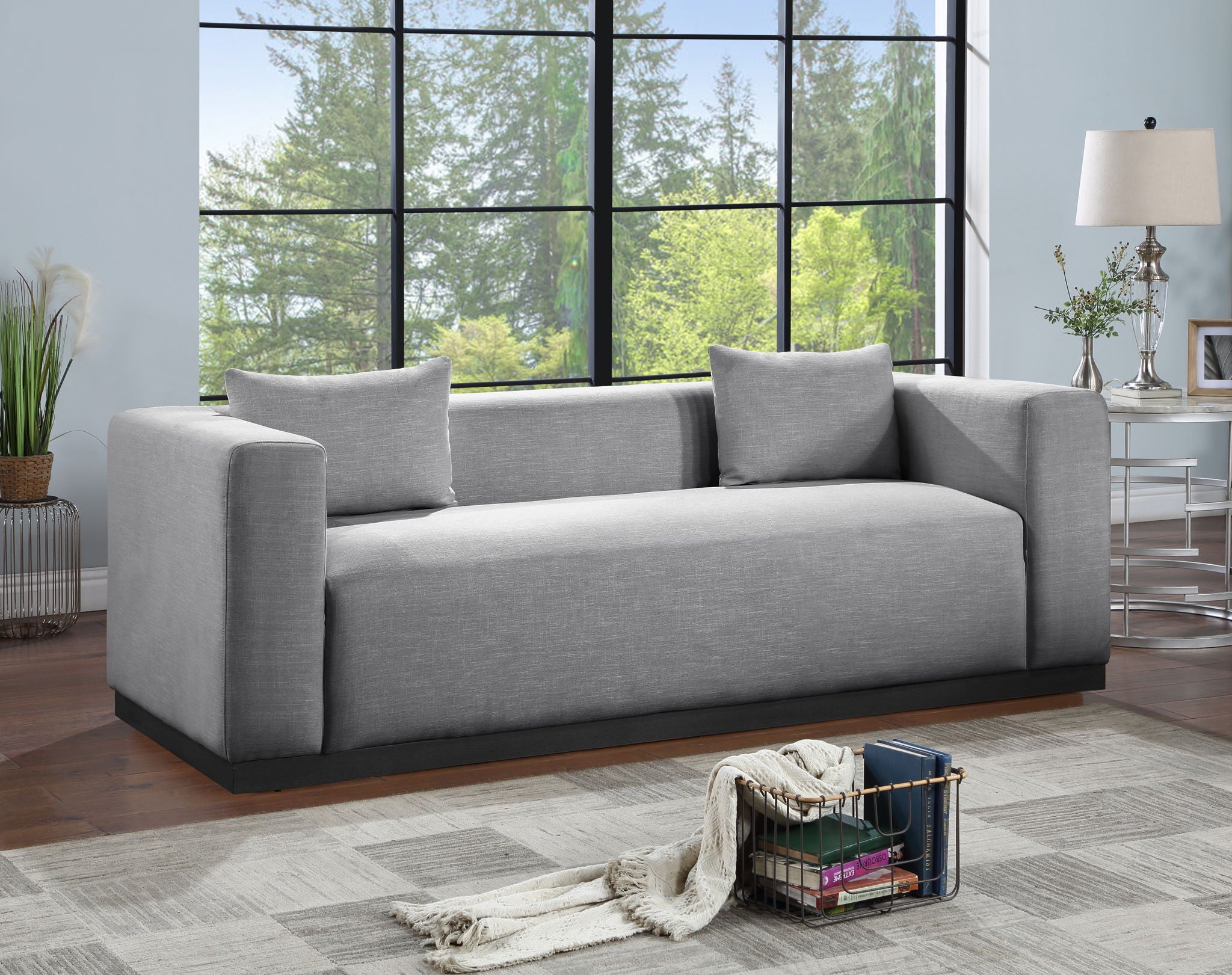 Alfie - Linen Textured Fabic Sofa