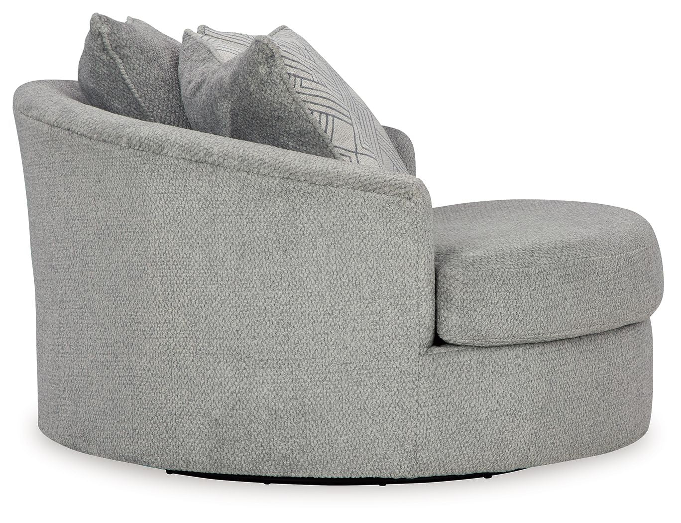 Casselbury - Cement - Oversized Swivel Accent Chair - Urban Living Furniture (Los Angeles, CA)